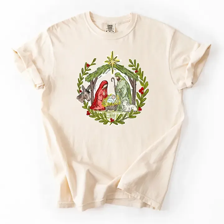 VG Christmas Nativity Stable Tee
