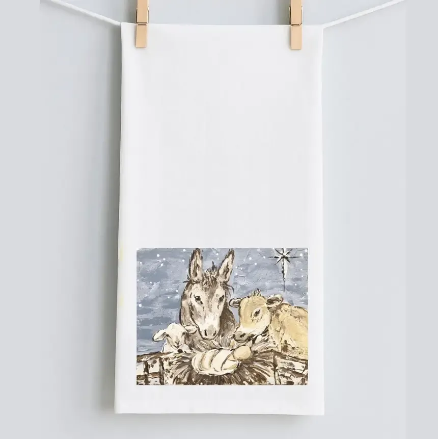 VG Jesus &amp; Friends Tea Towel