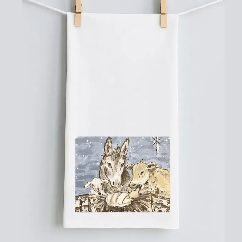 VG Jesus &amp; Friends Tea Towel
