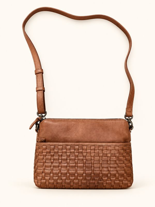 Zaria Crossbody Bag-Cappuccino