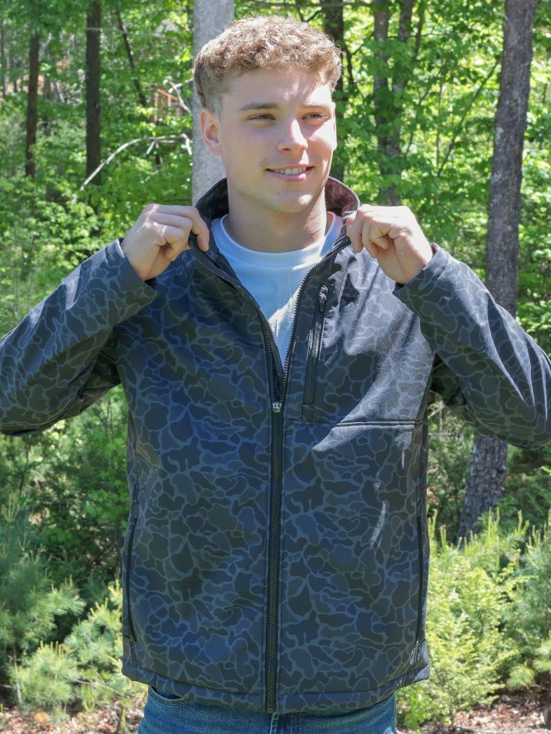 VG Men's Black Camo Jacket