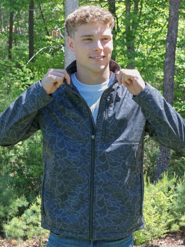 VG Men's Black Camo Jacket