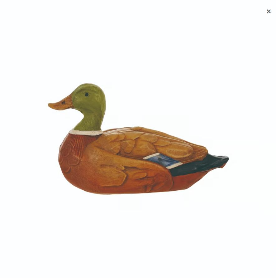 Resin Mallard-Natural/Green/Blue/Yellow