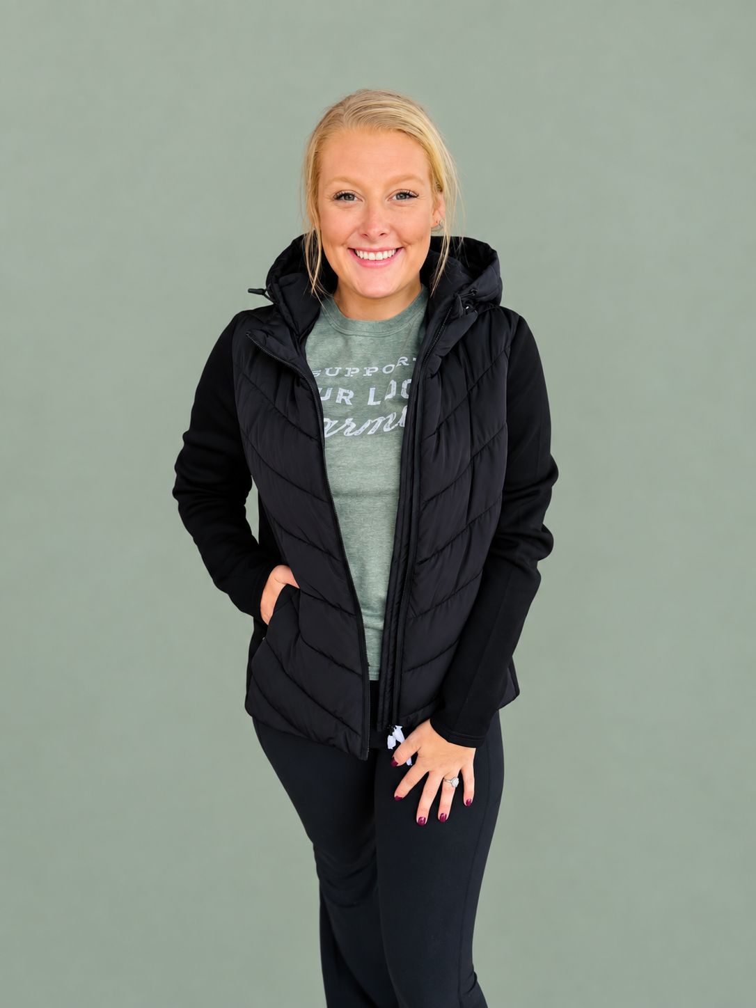 RM Puffer Jacket with Hood