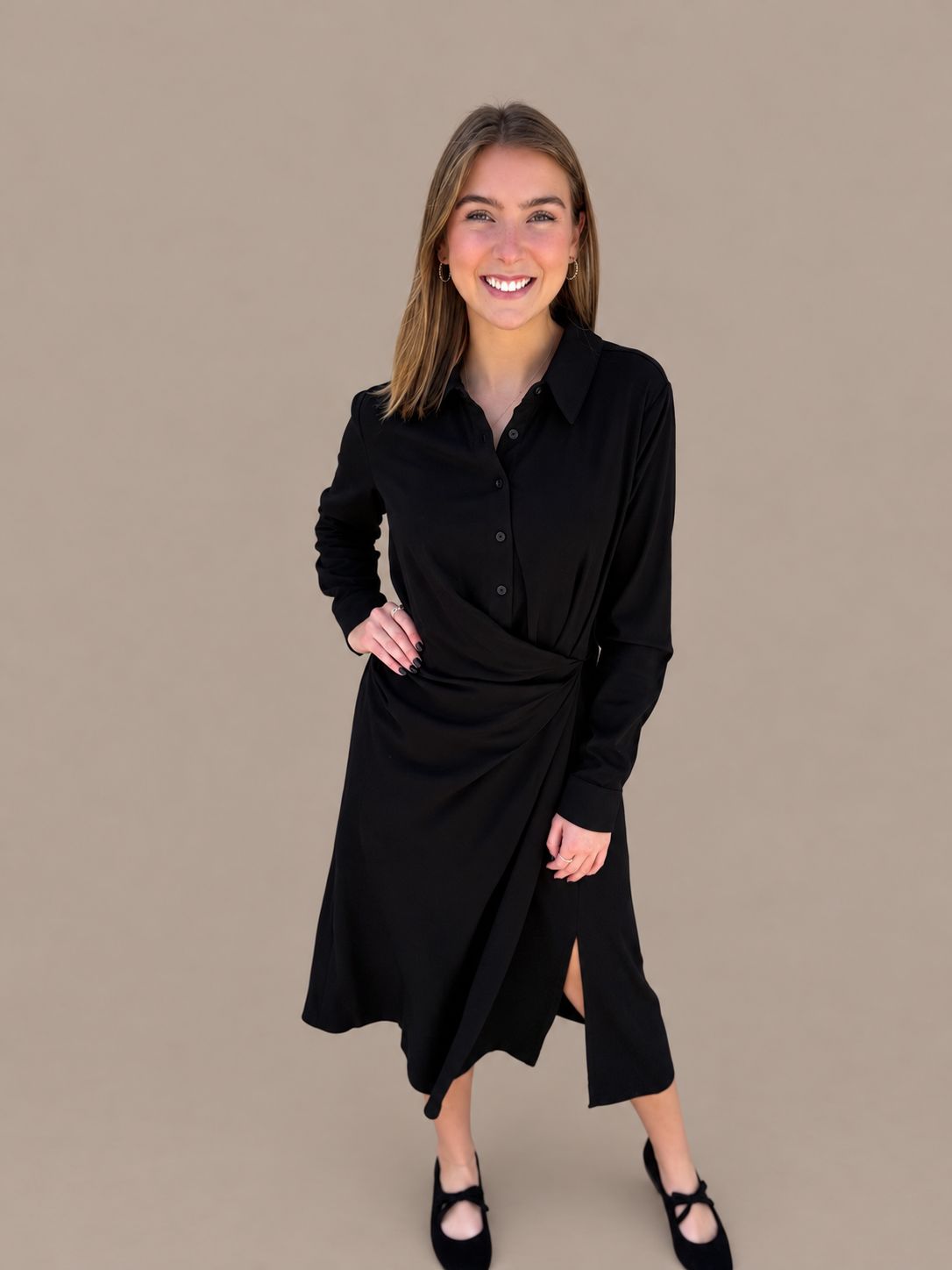 RM Black Wrap Dress
