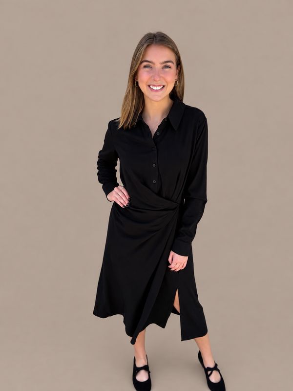 RM Black Wrap Dress