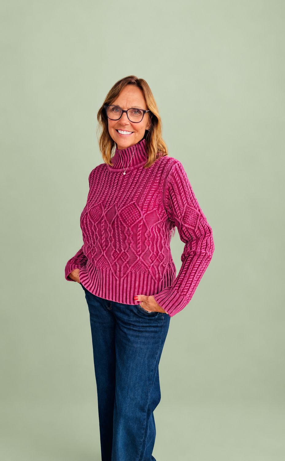 RM Southern Spice Sweater - Berry