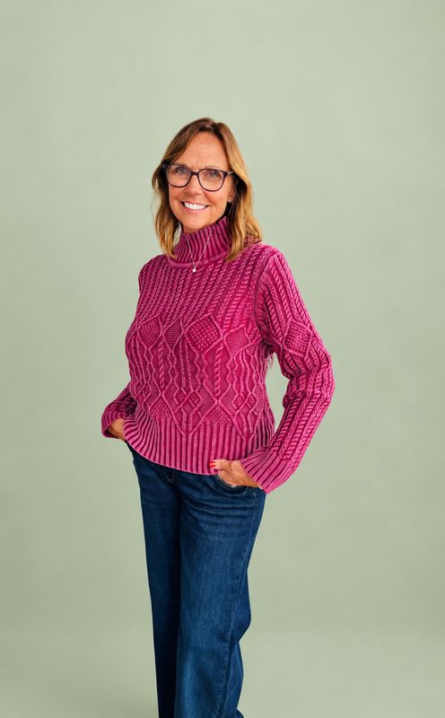 RM Southern Spice Sweater - Berry