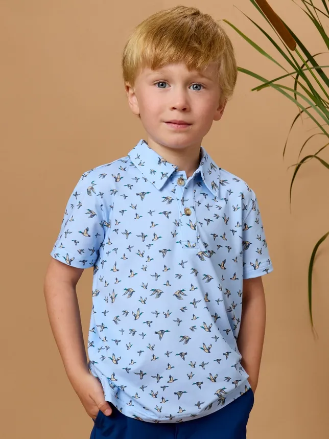 Mallard Skies Performance Polo