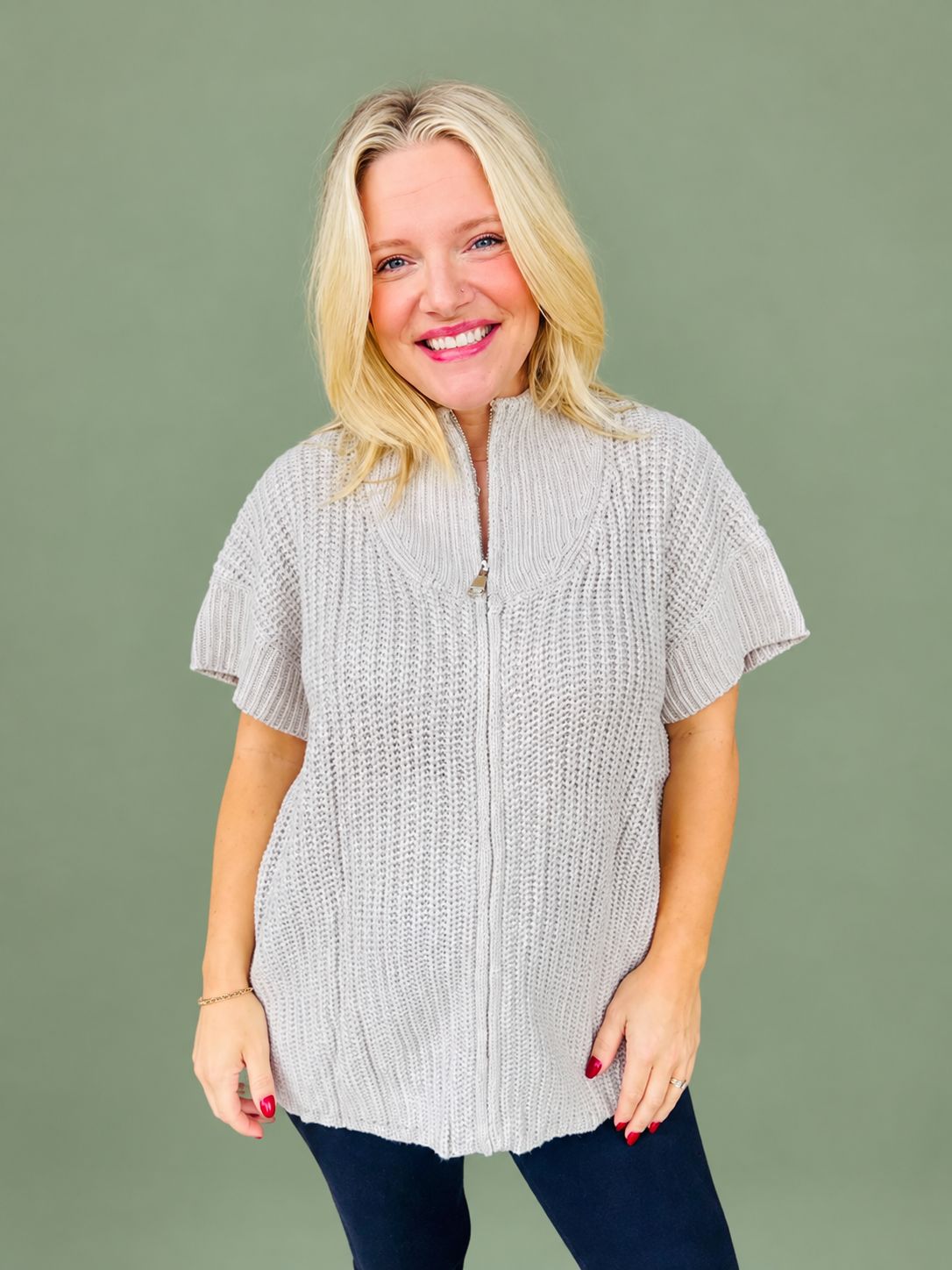 At the Summit Zip Sweater