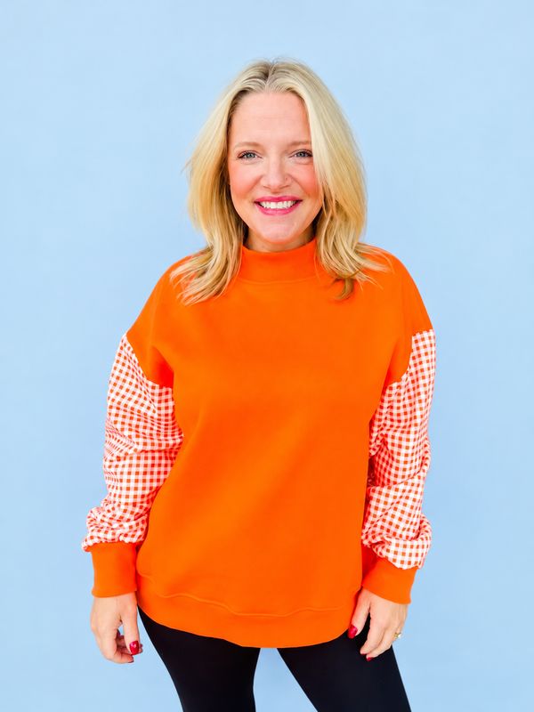 Go Vols Small Check Sweatshirt