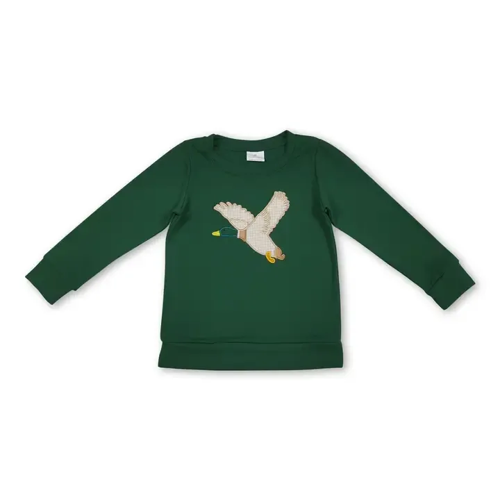 Duck Hunting Boys Top-Green
