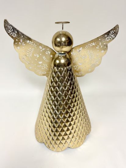 VG Large Gold Quilted Angel
