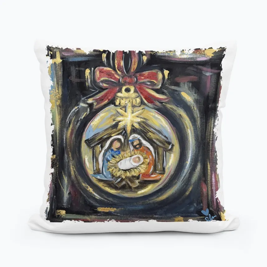VG Jennie's Manger Ornament Pillow