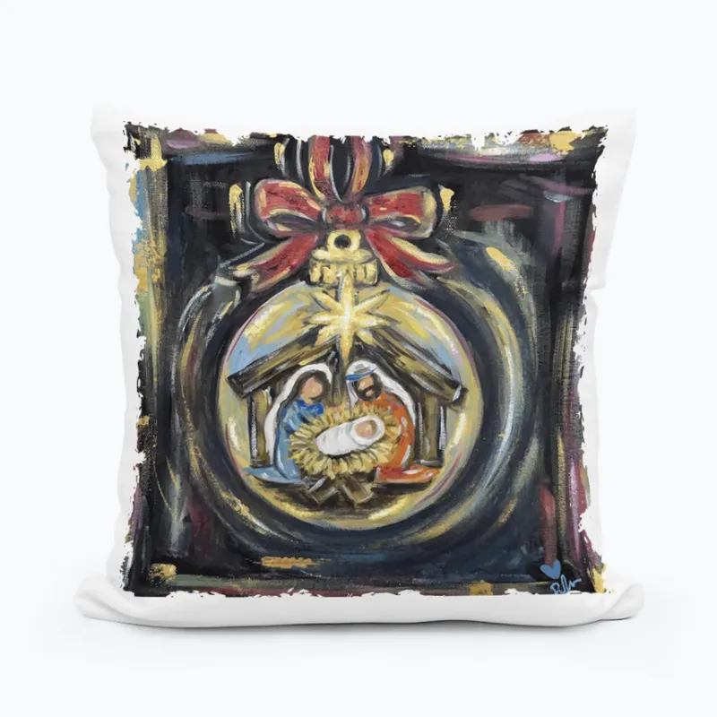 VG Jennie's Manger Ornament Pillow