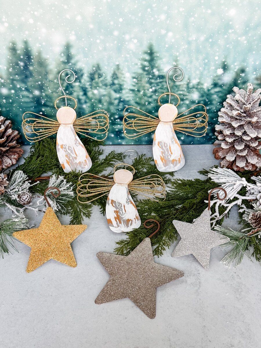 VG Angel Wire Wings Ornament