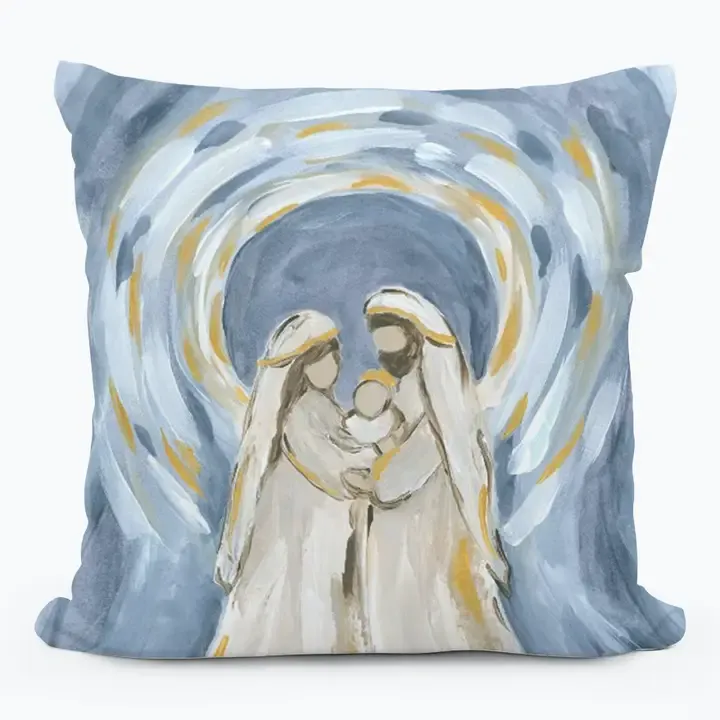 VG Haley's Holy Family Nativity Pillow