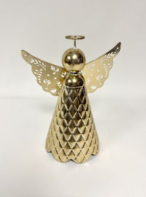VG Med Gold Quilted Angel