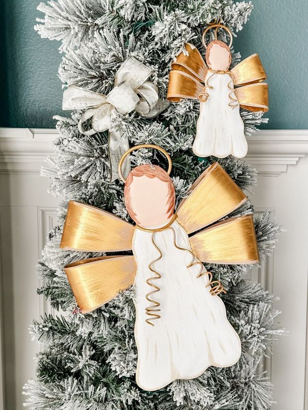 VG Ribbon Angel Ornament