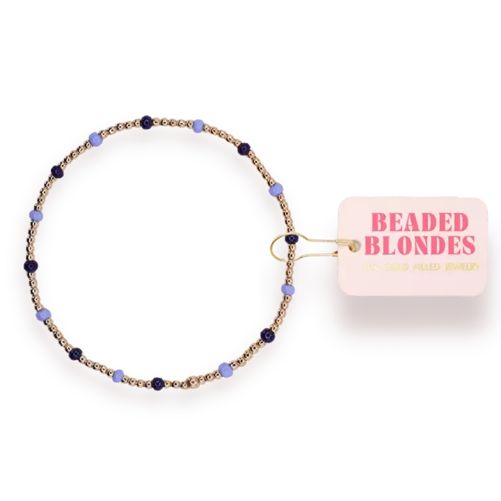 VG Penelope Bracelt in Navy Blue &amp; Periwinkle S/M