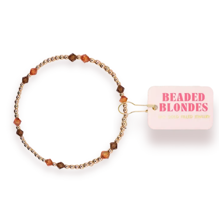VG Charlotte Bracelet in Mocha &amp; Terracotta