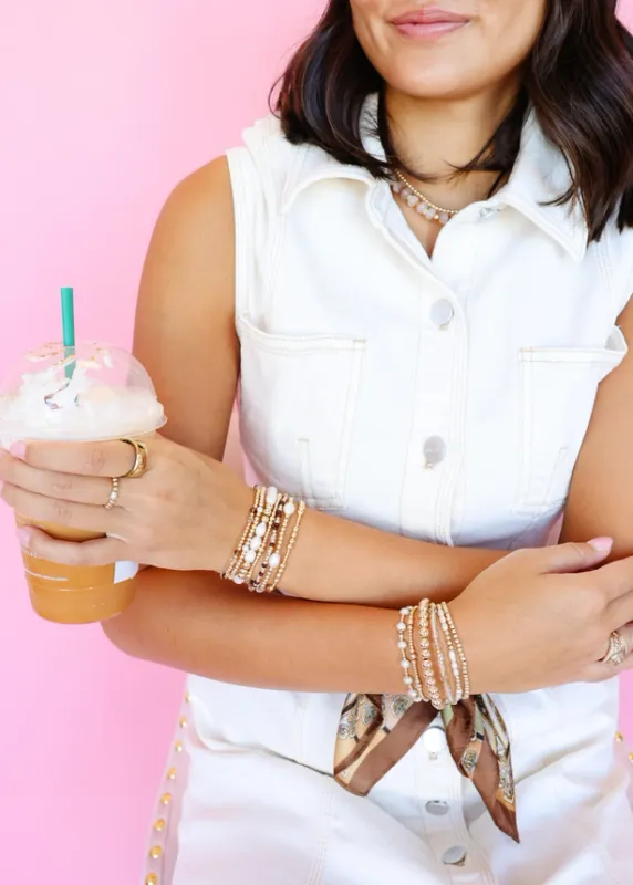 VG Eleanor Bracelet in Champagne S/M