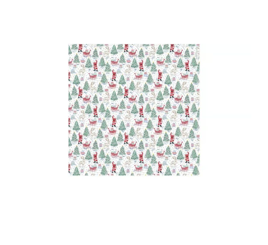 Tidings &amp; Toile Pattern Cocktail Napkin