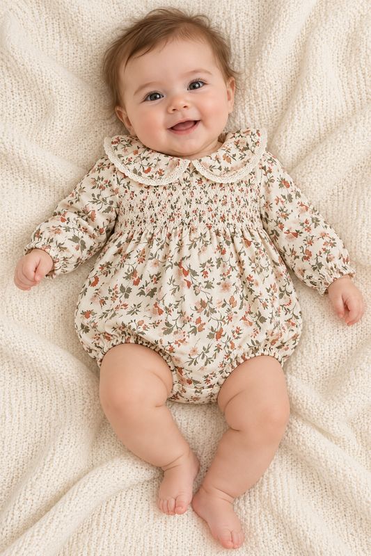 BC Callie Romper- Holiday Floral