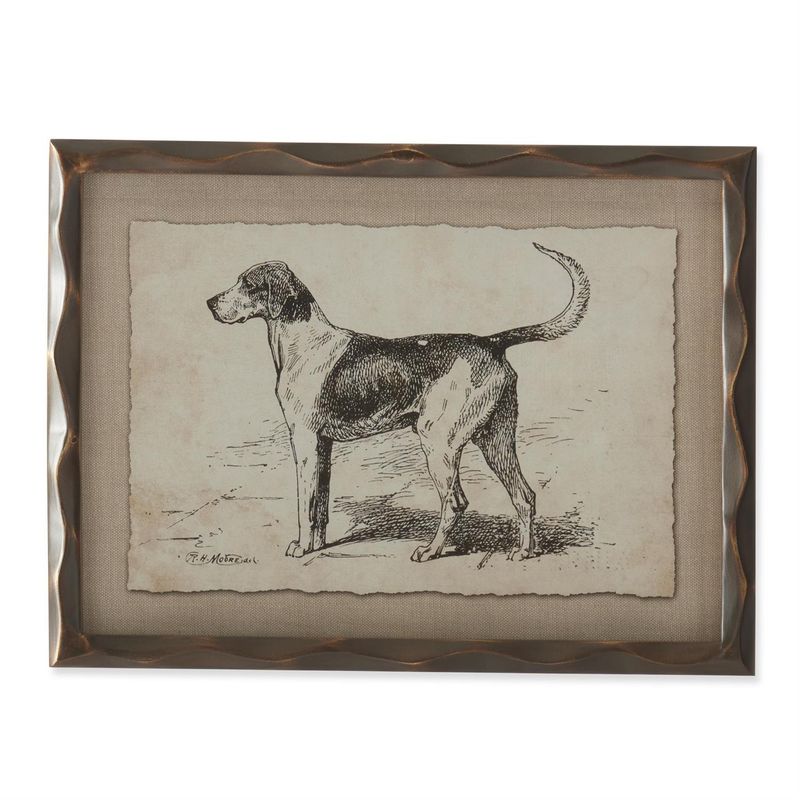 11.75" Framed Dog Print 3