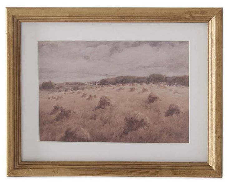 11" Gold Framed Landscape Print 3