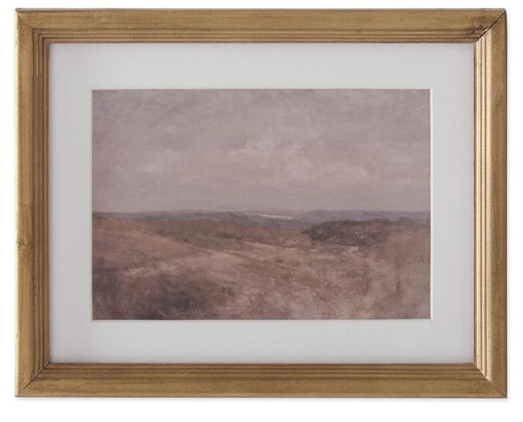 11" Gold Framed Landscape Print 2