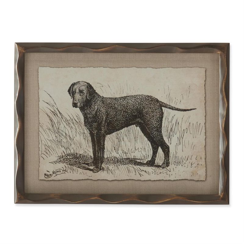 11.75" Framed Dog Print 2