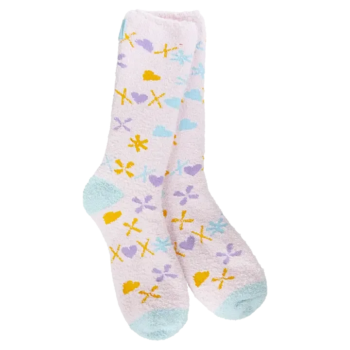 VG Cozy Crew-Purple Yellow