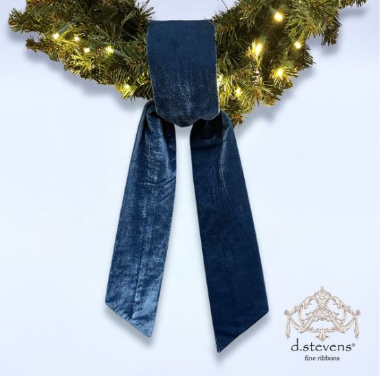 VG Velvet Sash-Dark Teal