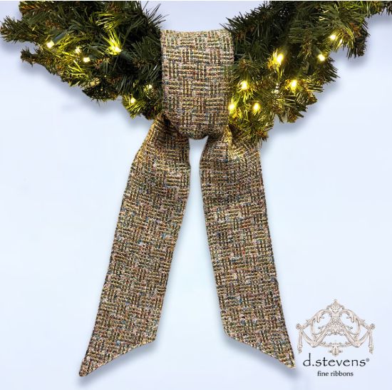 VG Blissful Boucle Sash-White/Gold/Blue/Green