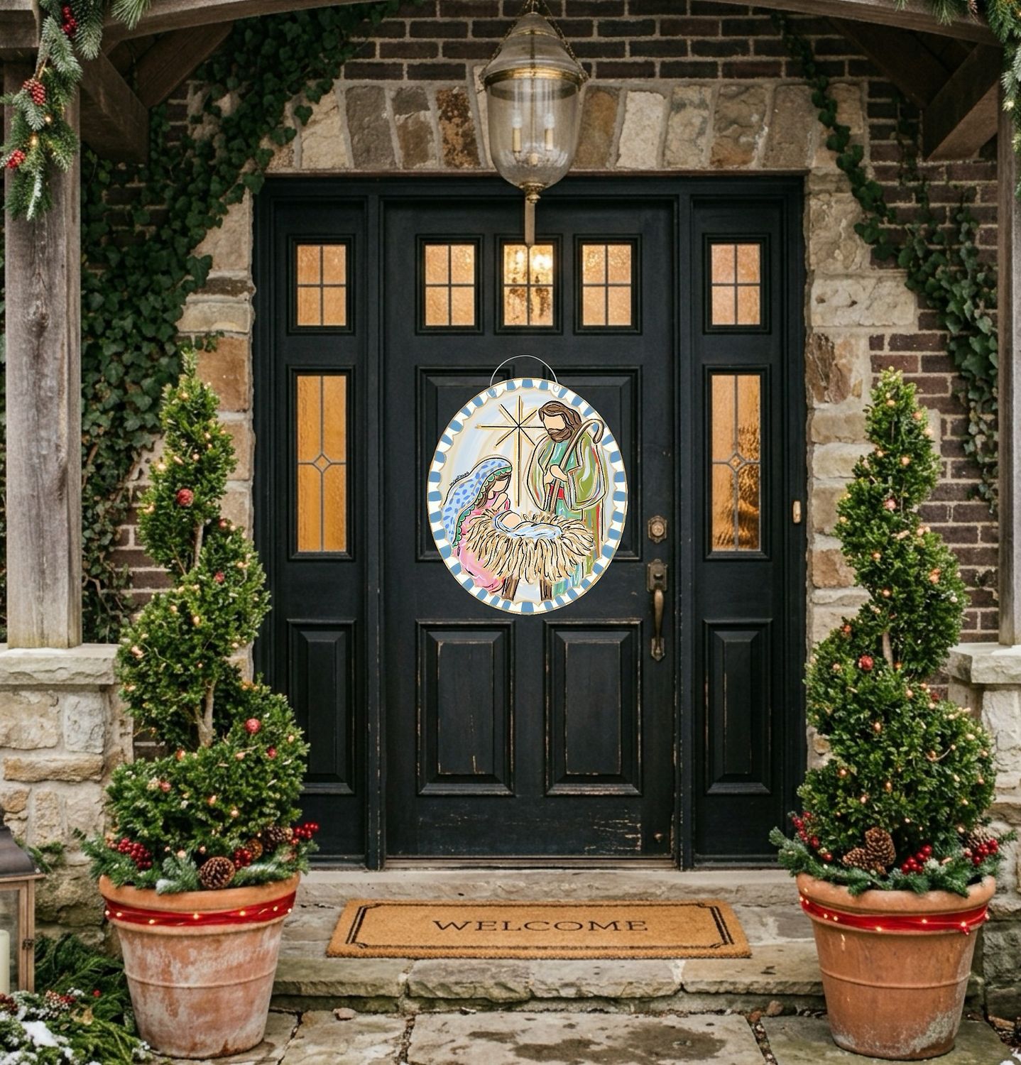 VG Holy Night Doorhanger