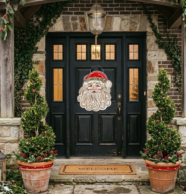 VG Santa Claus Doorhanger