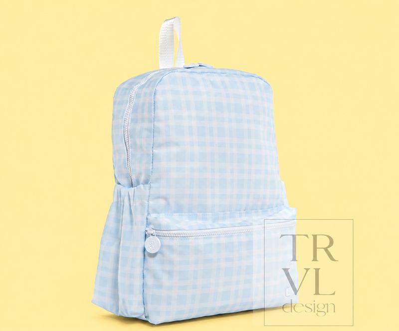 Pimlico Plaid Blue Backpacker