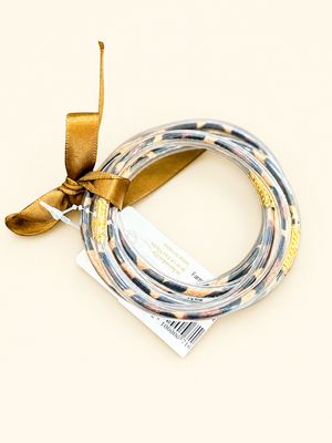 VG Bangle Set-Cheetah/Brown