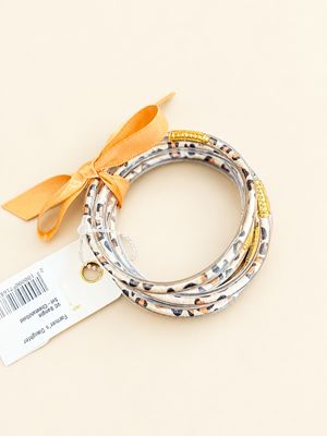 VG Bangle Set-Cheetah/Gold
