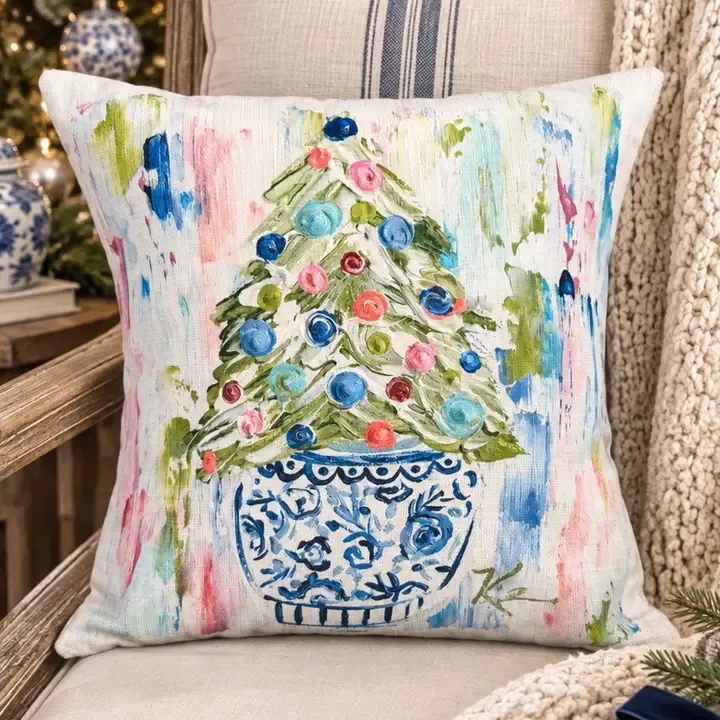 VG Chinoiserie Pot Christmas Tree