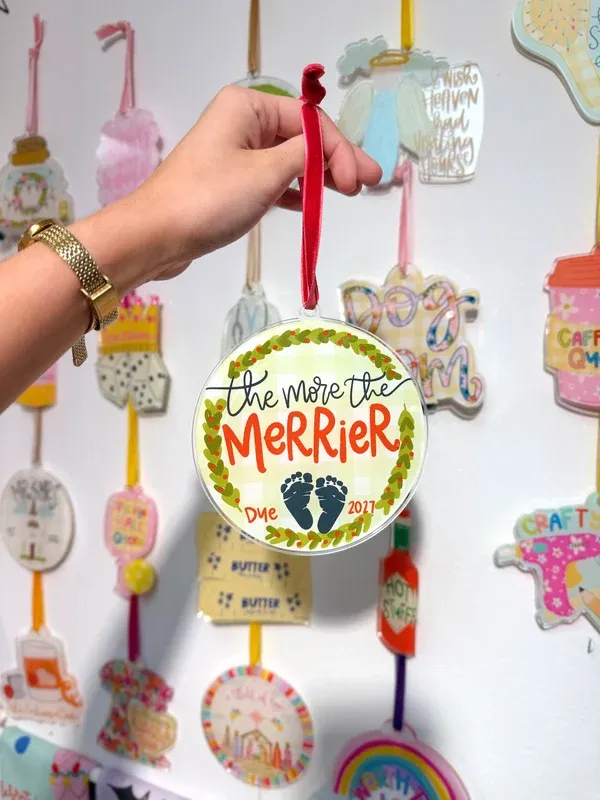 More The Marrier Acrylic Ornament