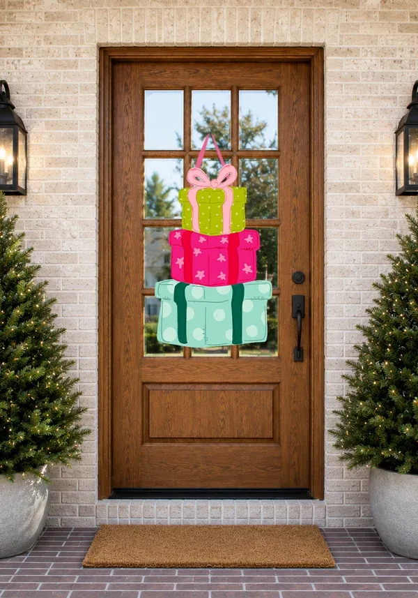 Stack of Presents Door Hanger