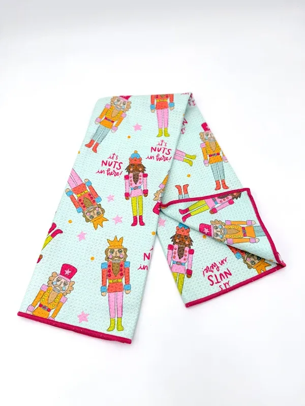 It's Nuts Microfiber Tea Towel