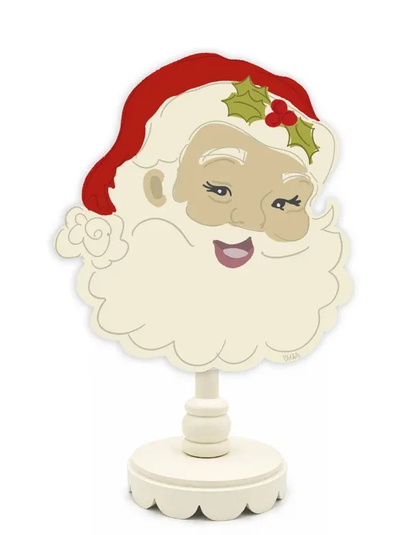 Jolliest Santa Topper