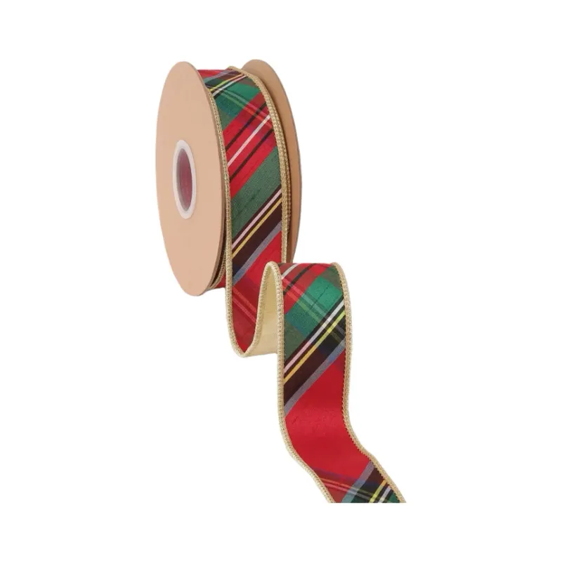 VG 1.5" Bold Christmas Plaid Ribbon
