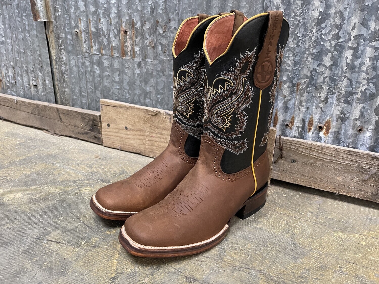 VERTHALI VE522 TAN - SQUARE TOE