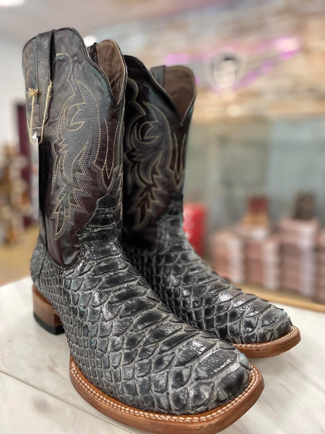 35mm Lennon Python Print Ankle Boots