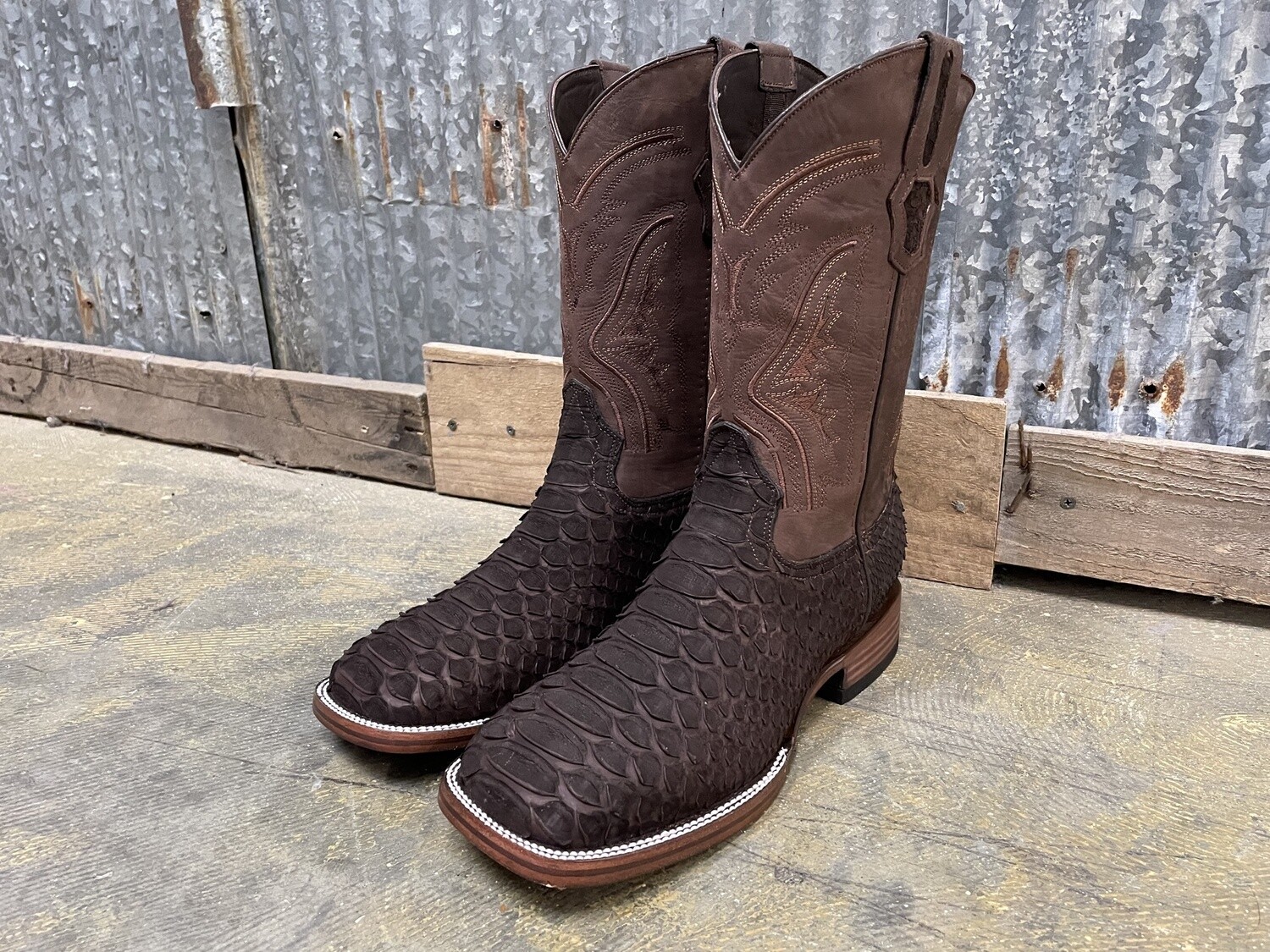 PYTHON EXOTICS - NOBUCK BROWN
