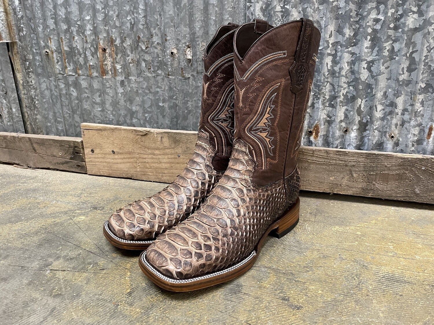 PYTHON EXOTICS - RUSTIC BROWN